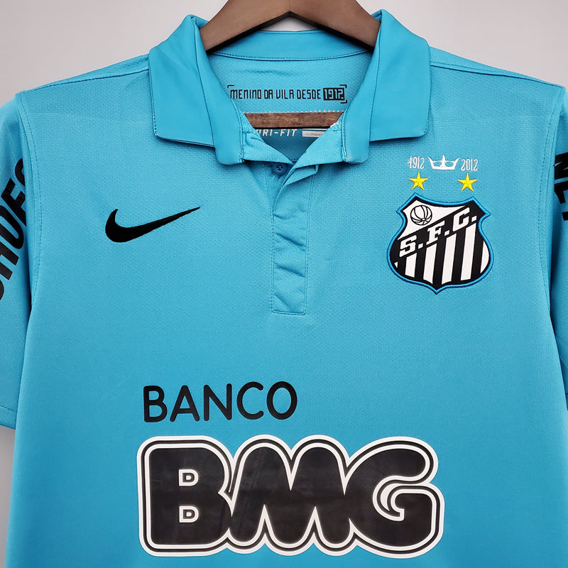 Camisa Do Santos Retro 11/12 Azul