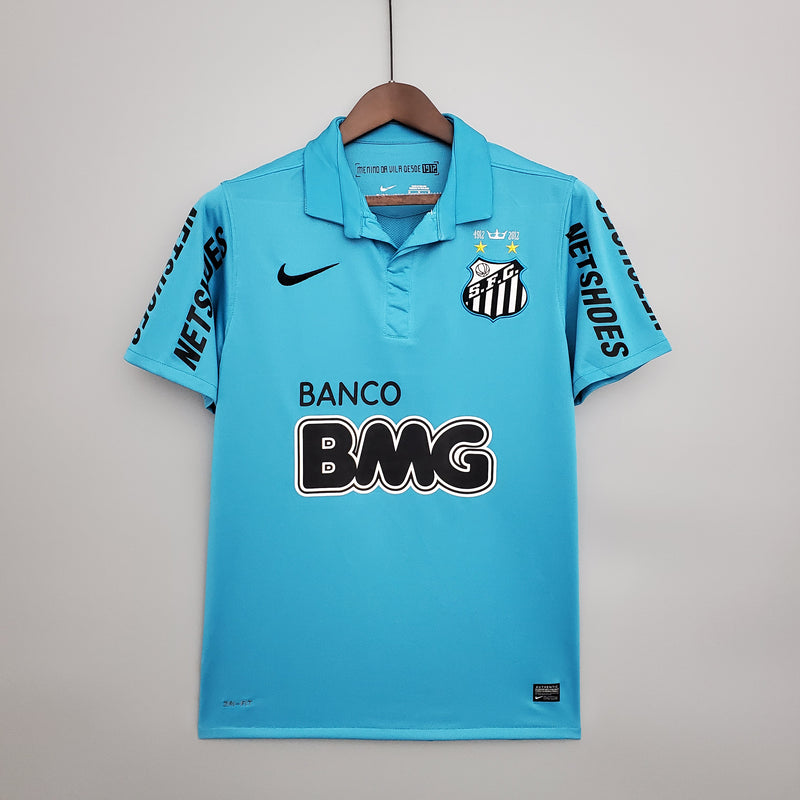 Camisa Do Santos Retro 11/12 Azul