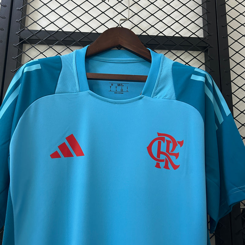 Camisa Flamengo Treino Azul 25/26 Masculina
