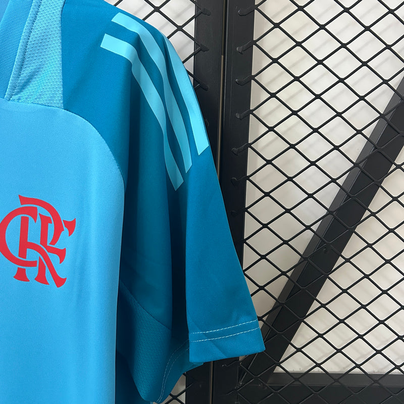 Camisa Flamengo Treino Azul 25/26 Masculina